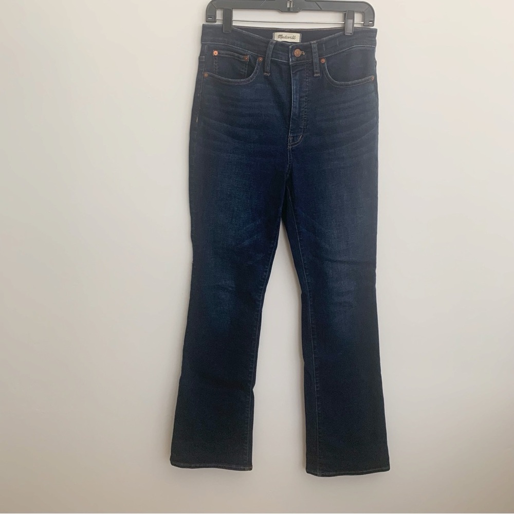 EUC Madewell Skinny Flare High Waist Colleton Wash Jeans Size 28